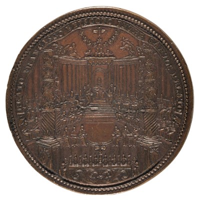 Lot 116 - Papal Medal.  Pope Alexander VII (1599-1667), Bronze Medal, by Gaspare Morone