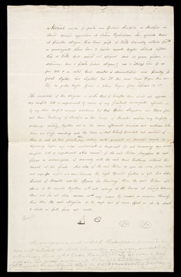 Lot 244 - Shakespeare (William). Transcript of bond for marriage licence, 1836