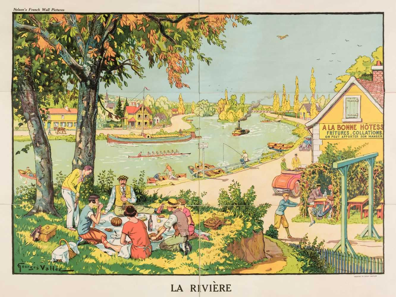 Lot 503 - Vallée (Georges, active 1897-1921). La Rivière