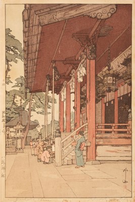 Lot 578 - Yoshida (Hiroshi, 1876-1950). Yashaka Shrine