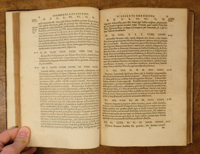 Lot 85 - Miraeus (Aubertus). Rerum toto orbe gestarum chronica, 1st edition, 1608, ex libris J. A. de Thou