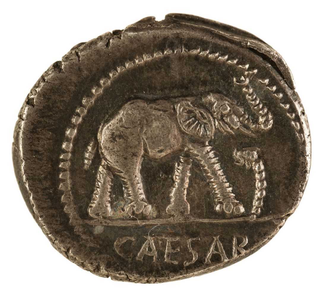 Lot 3 - Coin. Roman Empire. Julius Caesar, Denarius, c. 49-48 BC