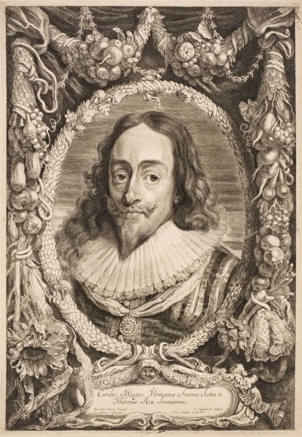 Lot 335 - Suyderhoef (Jonas, circa 1613-1686). King Charles I and other etchings after van Dyck