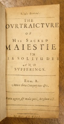 Lot 103 - Carter (Matthew). Honor rediviuus, 1st edition, 1655, & 3 others