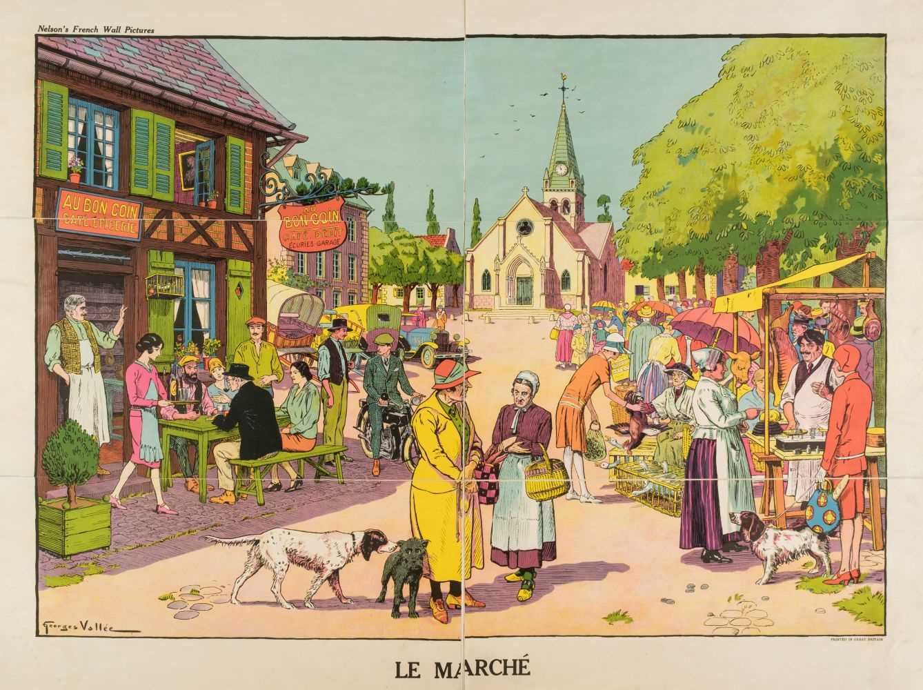 Lot 506 - Vallée (Georges, active 1897-1921). Le Marché