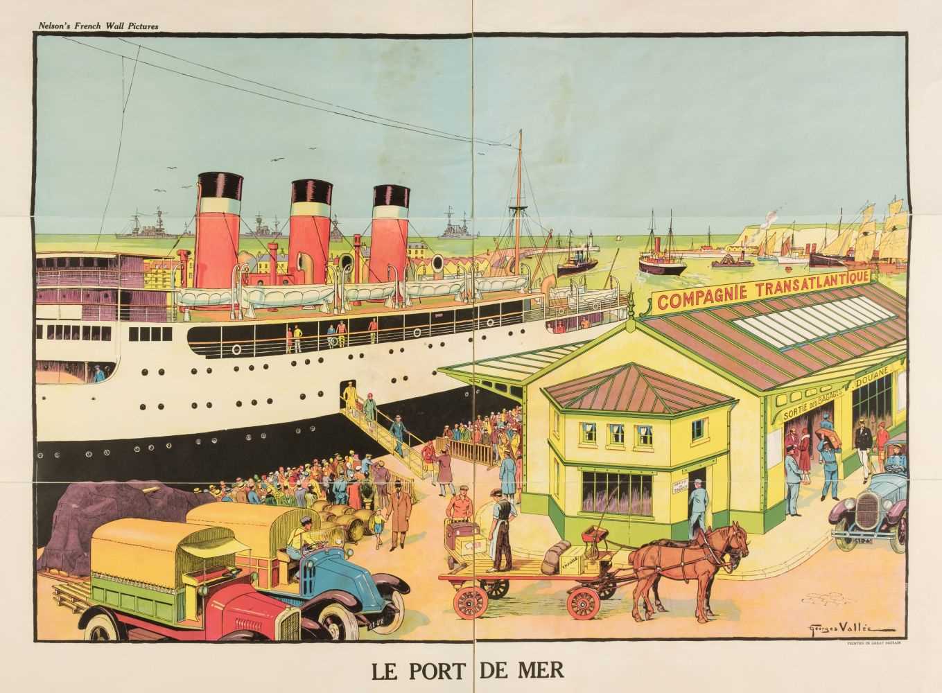 Lot 507 - Vallée (Georges, active 1897-1921). Le Port de Mer