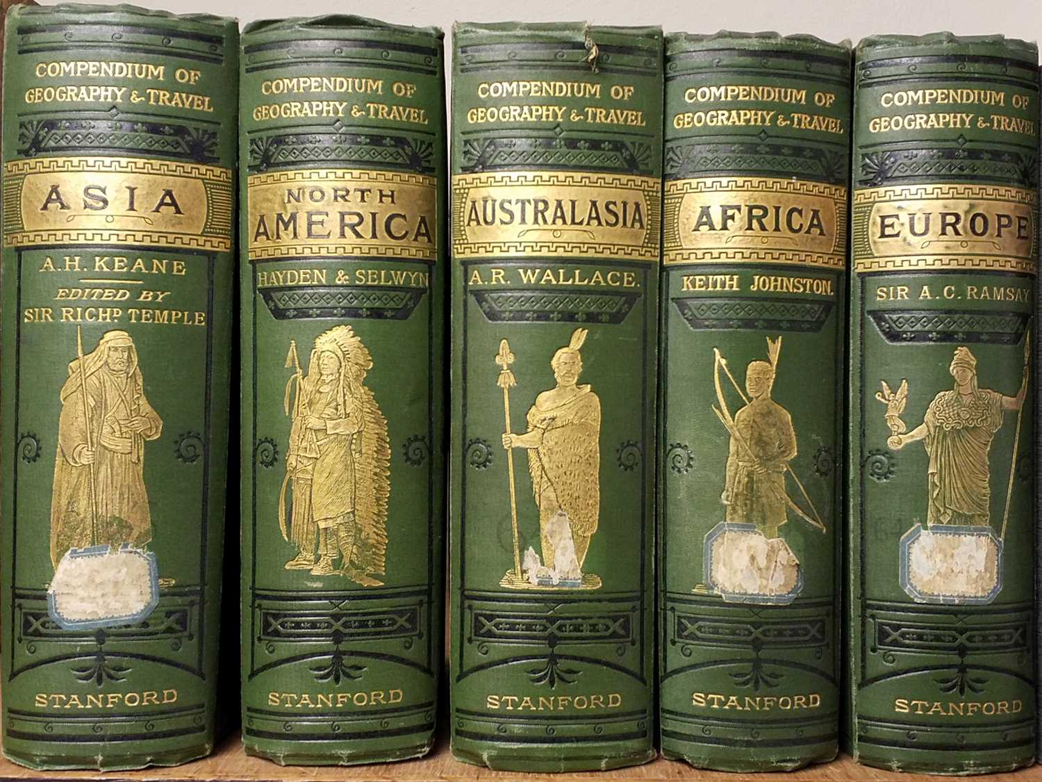 Lot 28 - Stanford (Edward [publisher]). Stanford's Compendium of Geography and Travel, 5 volumes, 1882-85