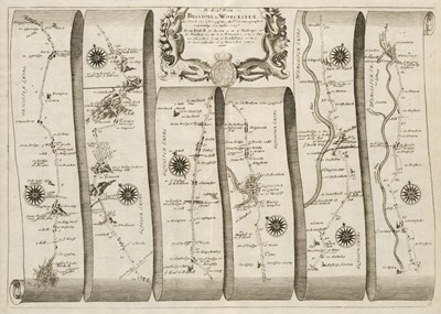 Lot 375 - Ogilby (John). The Road from Bristoll to Worcester, 1675 or later