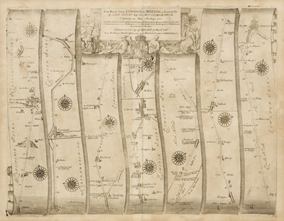 Lot 378 - Ogilby (John). The Road from London to Boston in Lincolnsh. & two others, 1675 or later