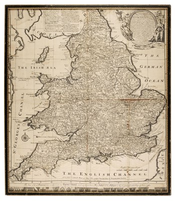 Lot 342 - England & Wales. Bowen (E.), A New and Accurate map of England & Wales, 1734