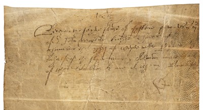 Lot 200 - Elizabeth I (1533-1603). Document Signed, 1562