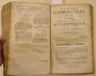 Lot 176 - Leybourn (William). Cursus Mathematicus, 1690