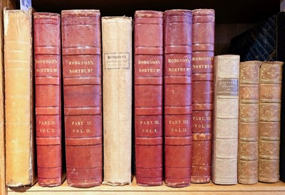 Lot 44 - Hodgson (John). A History of Northumberland, part 2 vols. 1-3 & part 3 vols. 1-3, Newcastle 1820-40