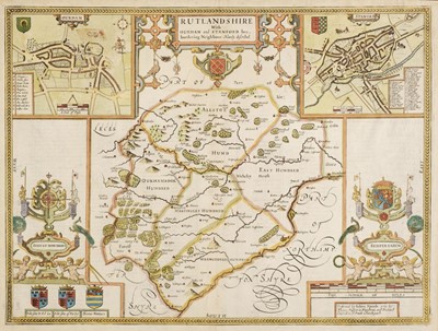 Lot 397 - Rutland. Speed (John), Rutlandshire with Oukham and Stanford..., 1676