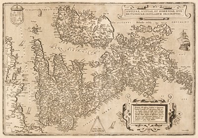 Lot 332 - British Isles. Ortelius (Abraham), Angliae, Scotiae et Hiberniae sive Britannicar..., 1608