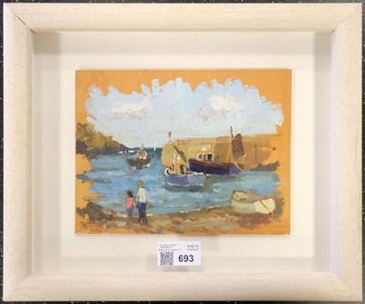 Lot 693 - Ward (Eric, 1945-). Port Isaac Harbour