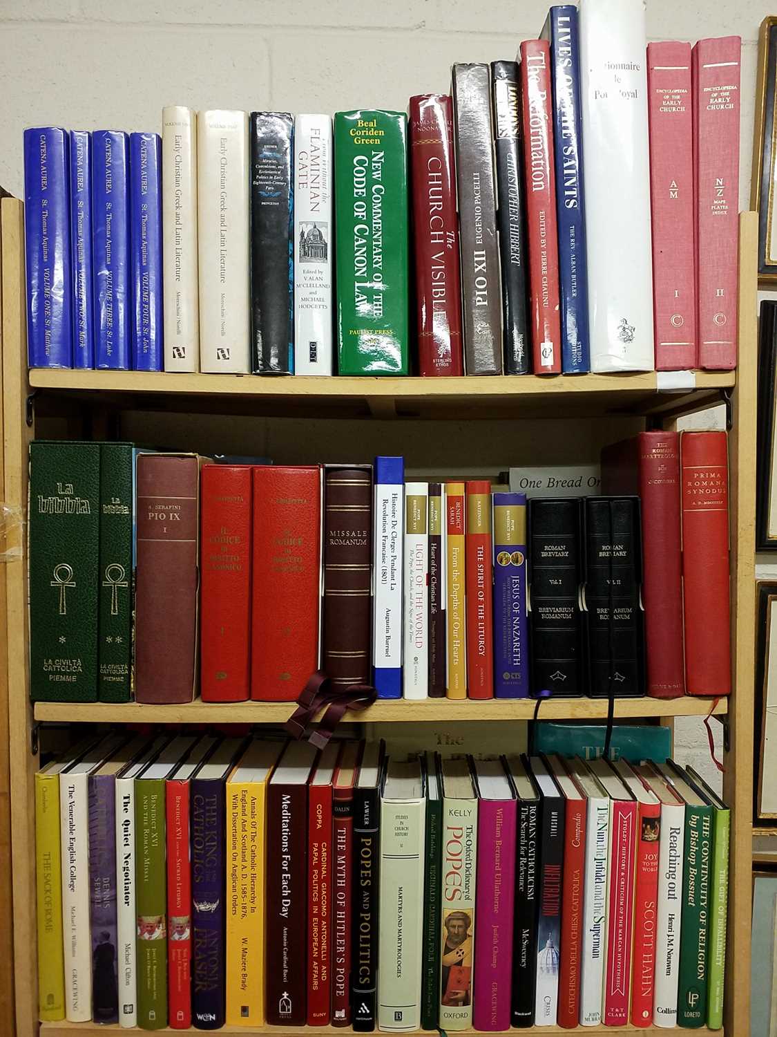 Lot 325 - Theology. A large collection of modern theology & ecclesiastical reference