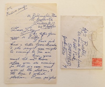 Lot 196 - Christie (Ethel, 1898-1952). Autograph Letter Signed, 1951