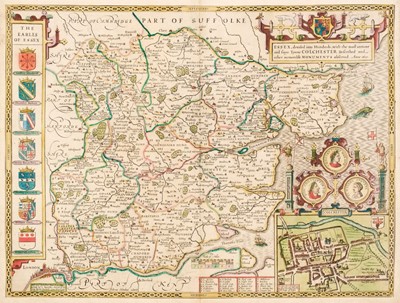 Lot 347 - Essex. Speed (John), Essex devided into Hundreds..., G. Humble, circa 1627