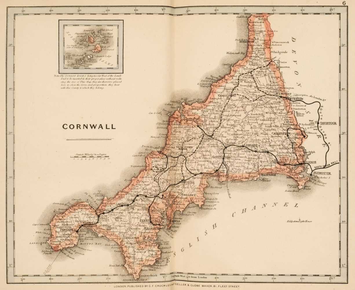 Lot 35 - Cruchley (G.F., publisher). Cruchley's County Atlas of England & Wales, 1875