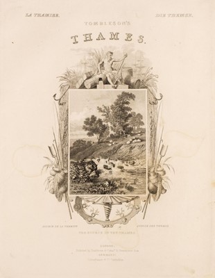 Lot 55 - Tombleson, (William & Fearnside William Gray). Tombleson's Thames, circa 1850
