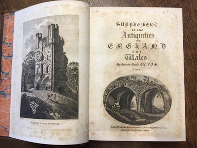 Lot 42 - Grose (Francis). The Antiquities of England and Wales, 8 vols., c.1797