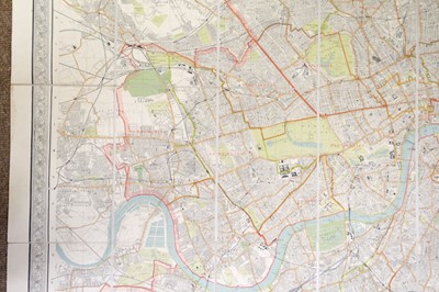 Lot 366 - London. Philip (George), Philips New Library Map of London and its Environs, circa 1895