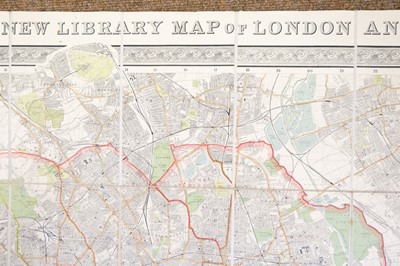 Lot 366 - London. Philip (George), Philips New Library Map of London and its Environs, circa 1895