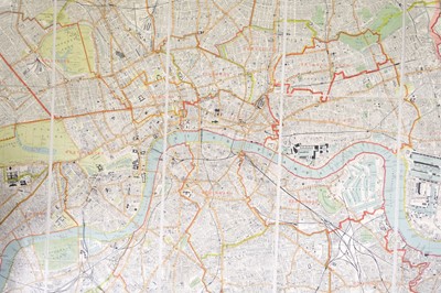 Lot 366 - London. Philip (George), Philips New Library Map of London and its Environs, circa 1895