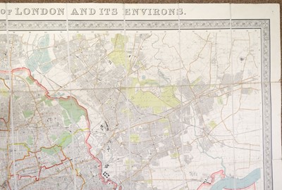 Lot 366 - London. Philip (George), Philips New Library Map of London and its Environs, circa 1895