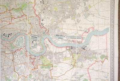 Lot 366 - London. Philip (George), Philips New Library Map of London and its Environs, circa 1895