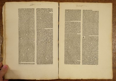 Lot 73 - Paulus Venetus. Expositio in libros posteriorum Aristotelis, Venice, 1486