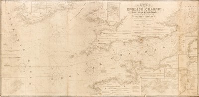 Lot 400 - Sea Chart. Imray (James & Son, publishers), Chart of the English Channel..., 1854