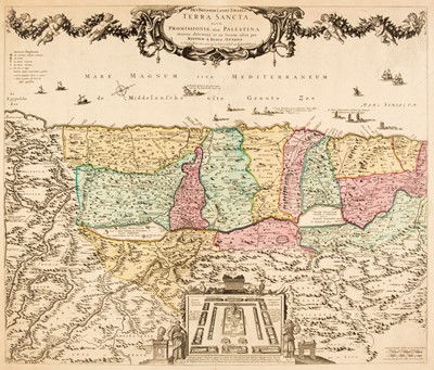 Lot 291 - Holy Land. Ottens (R. & J.), Het Beloofde Landt Israels. Terra Sancta..., Amsterdam, circa 1765