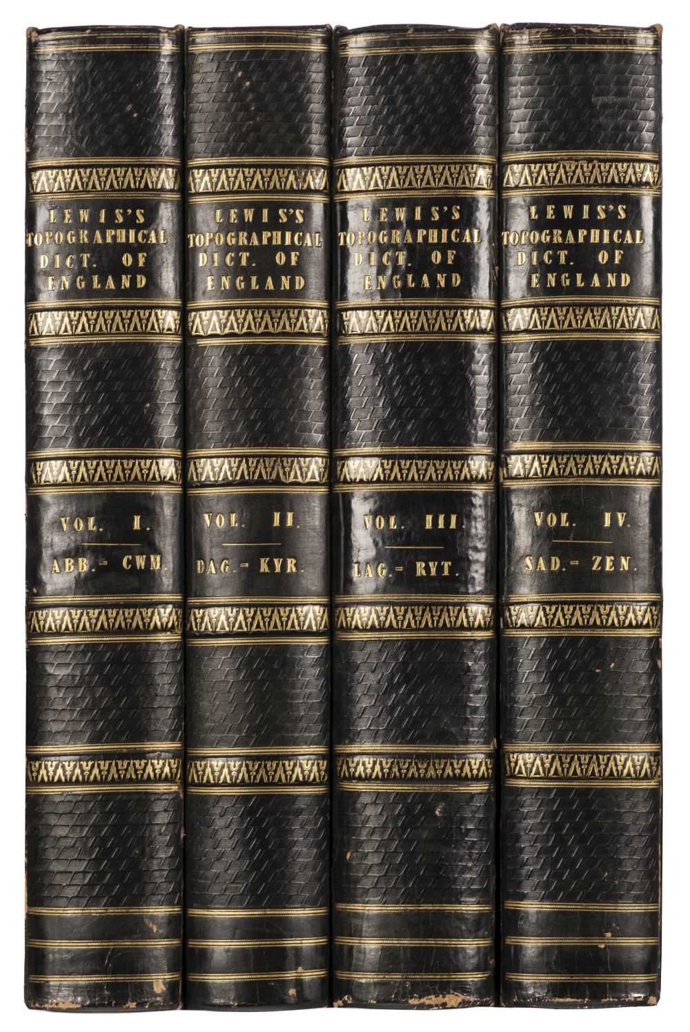 Lot 46 - Lewis (Samuel). A Topographical Dictionary of England, 4 volumes, 1831
