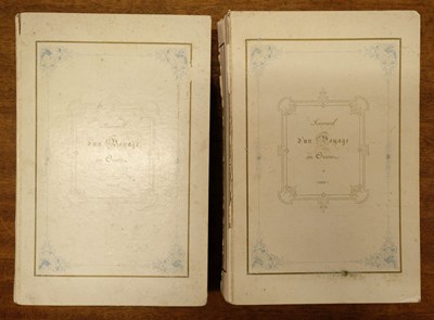 Lot 11 - Estourmel (Joseph d'). Journal d'un voyage en orient, 1st edition, 1844