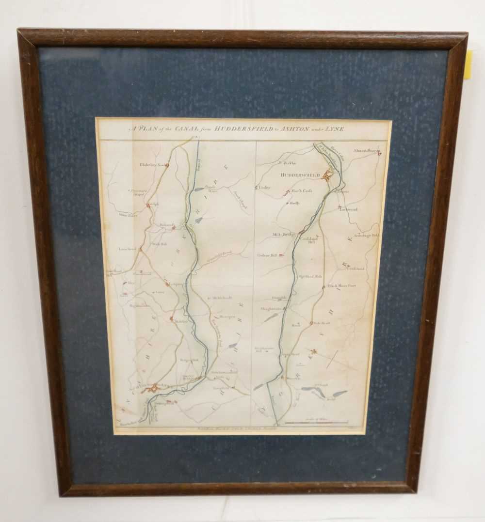 Ancal Maps Lot 335 - Canal Maps. A collection of eight canal maps,
