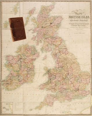 Lot 334 - British Isles. Walker (J & C), Map of the British Isles...., 1842