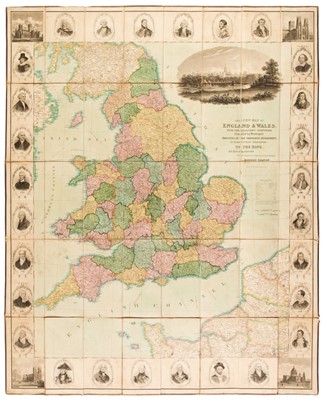 Lot 344 - England & Wales. Seaton (Robert), This New Map of England & Wales..., 1835