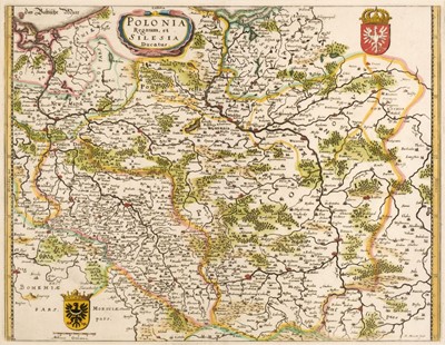 Lot 386 - Poland. Merian (Matthaus), Polonia Regnum et Silesia Ducatus, circa 1640