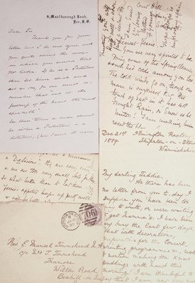 Lot 246 - Townshend Family. An extensive collection of family papers, circa 1850-1914