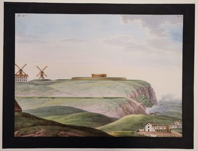 Lot 418 - French school. Design for a Fortification at Montmartre, circa 1813
