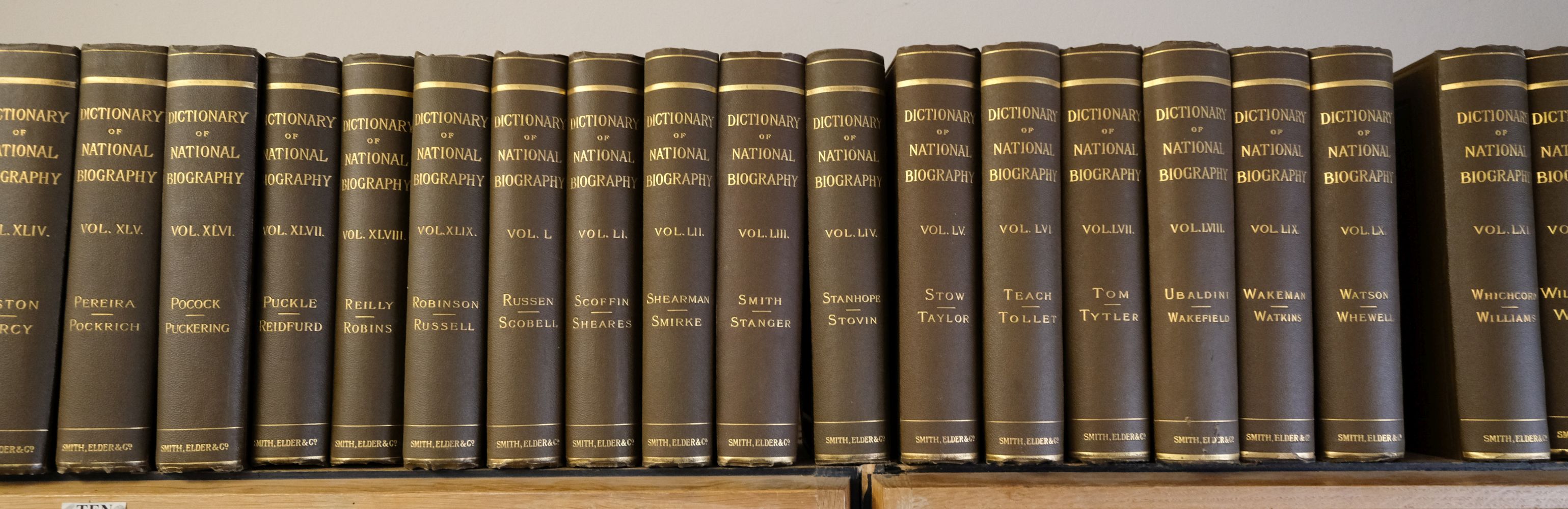 Lot 264 - Dictionary Of National Biography, 80 Volumes,