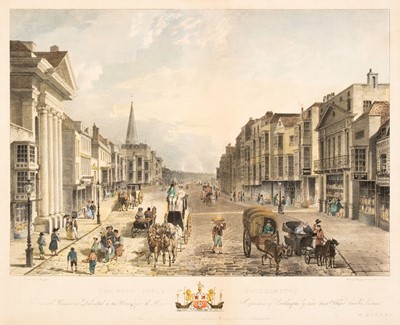 Lot 475 - Southampton. Haghe (L.), The High Street Southampton. W. Day, 1828