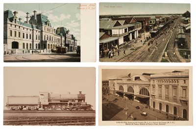 Lot 294 - Postcards: Railways. A collection of over 1,300 railway postcards
