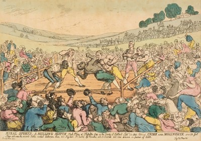 Lot 581 - Rowlandson (Thomas). Rural Sports. A Milling Match..., Thomas Tegg, 1811