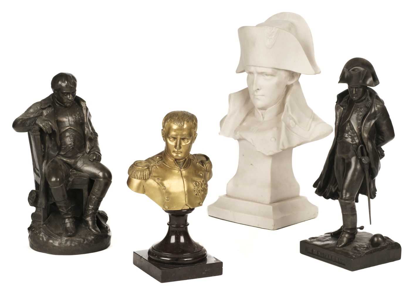 Lot 382 - Napoleon busts and statues