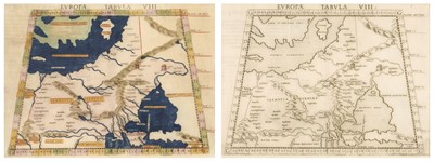 Lot 512 - Northern Europe. Ruscelli (G.). Europae Tabula VIII, circa 1562