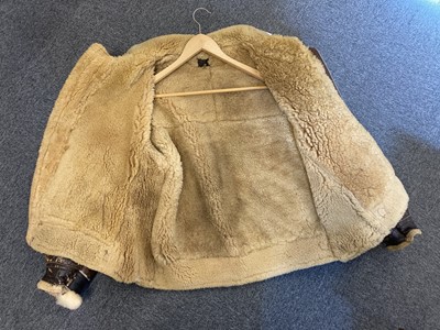 Lot 572 - Flying Jacket. WWII USAAF leather flying jacket