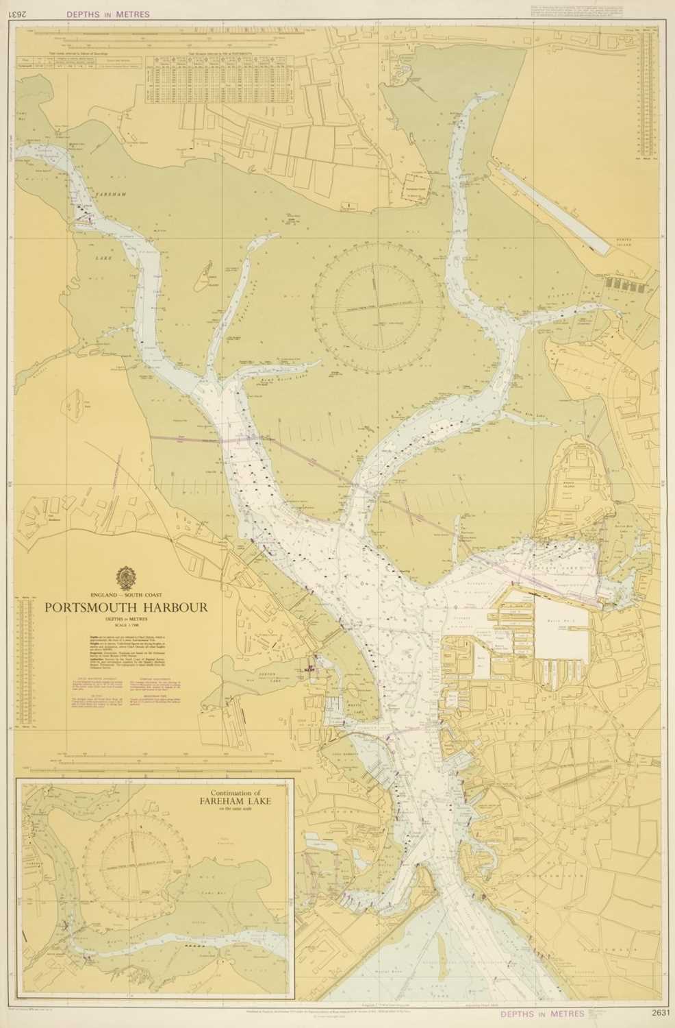 Lot 531 - Sea Charts. A collection of approximately 85 charts of the British coastline, late 20th century